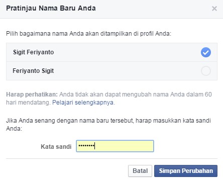Cara Mudah Ganti Nama Akun Facebook Sepuasnya Cara Mudah Ganti Nama Akun Facebook Sepuasnya