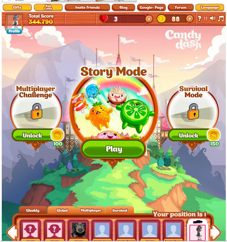 *Femme Noblesse Oblige* Play Candy Dash!