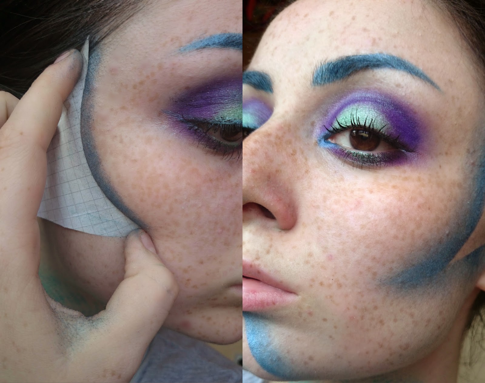 sci-fi mermaid makeup