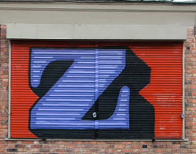 Letter Z on Graffiti alphabet art