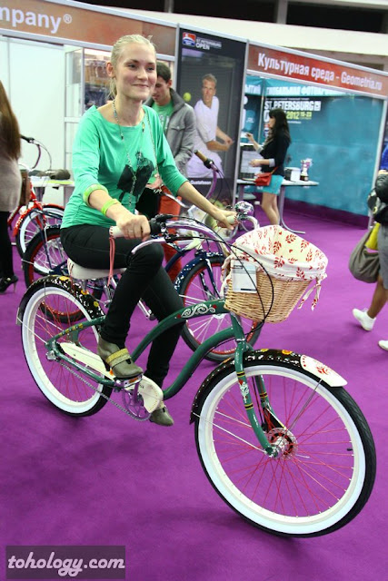 Electra Bicycle at St. Petersburg Open 2012 Electra Bicycle at St. Petersburg Open 2012