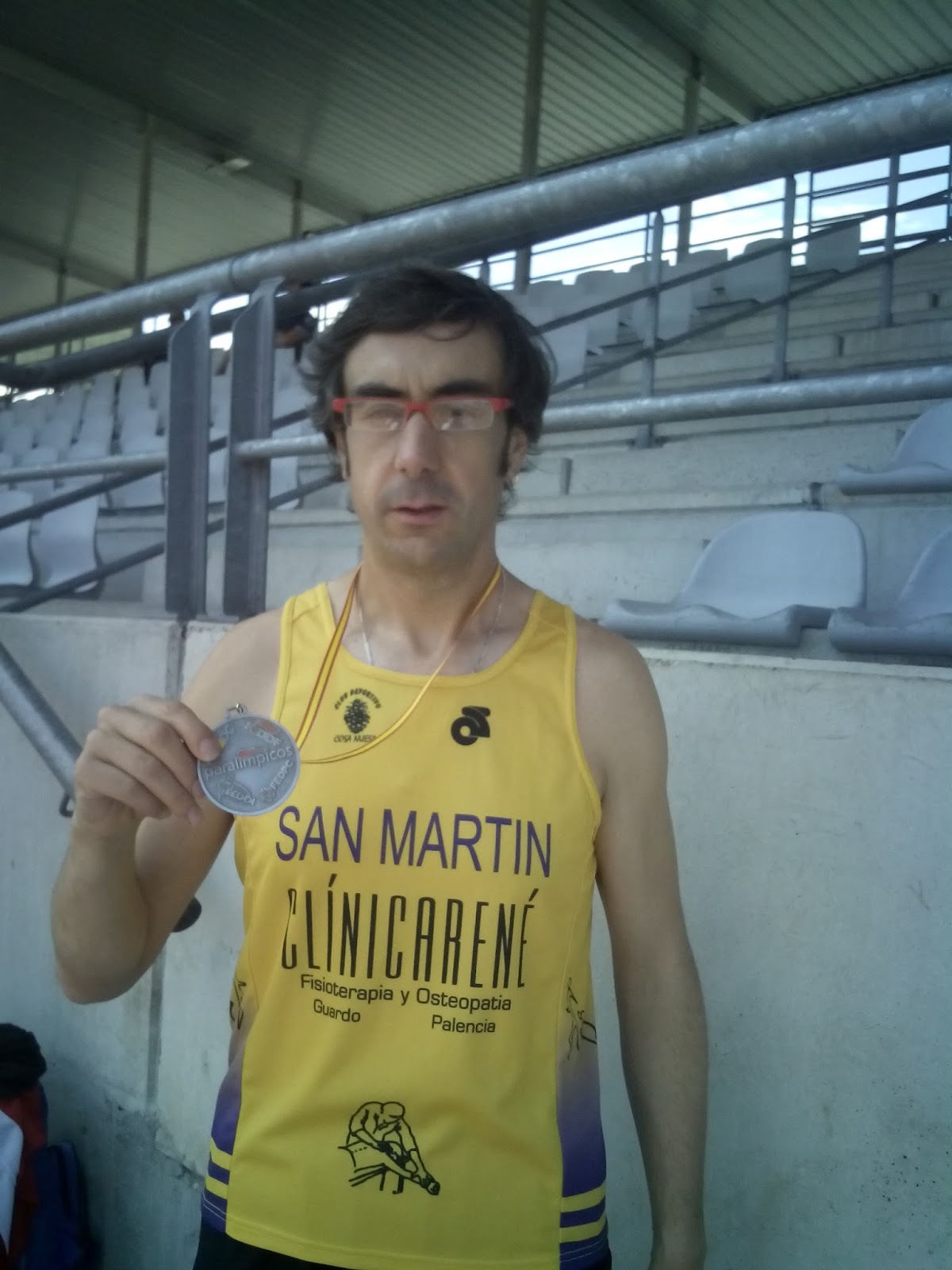 El atleta Guardense, Paco San Martín, consigue dos platas en el