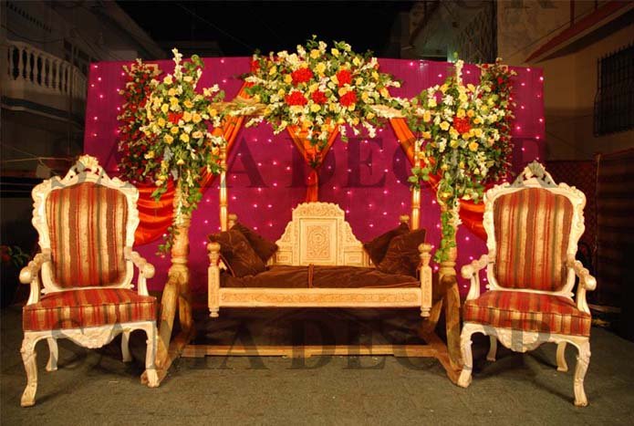 FASHION of Life Style Mehndi Stage Decoration