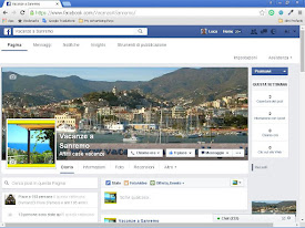 PAGINA FACEBOOK "VACANZE A SANREMO" - CLICCA SU "MI PIACE"