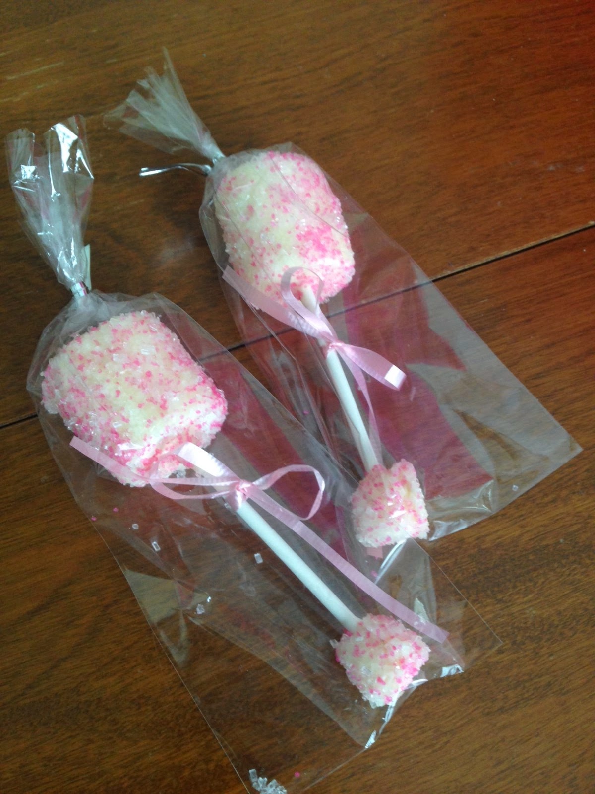 Much Ado About Somethin Shower Favors Marshmallow Baby Rattles