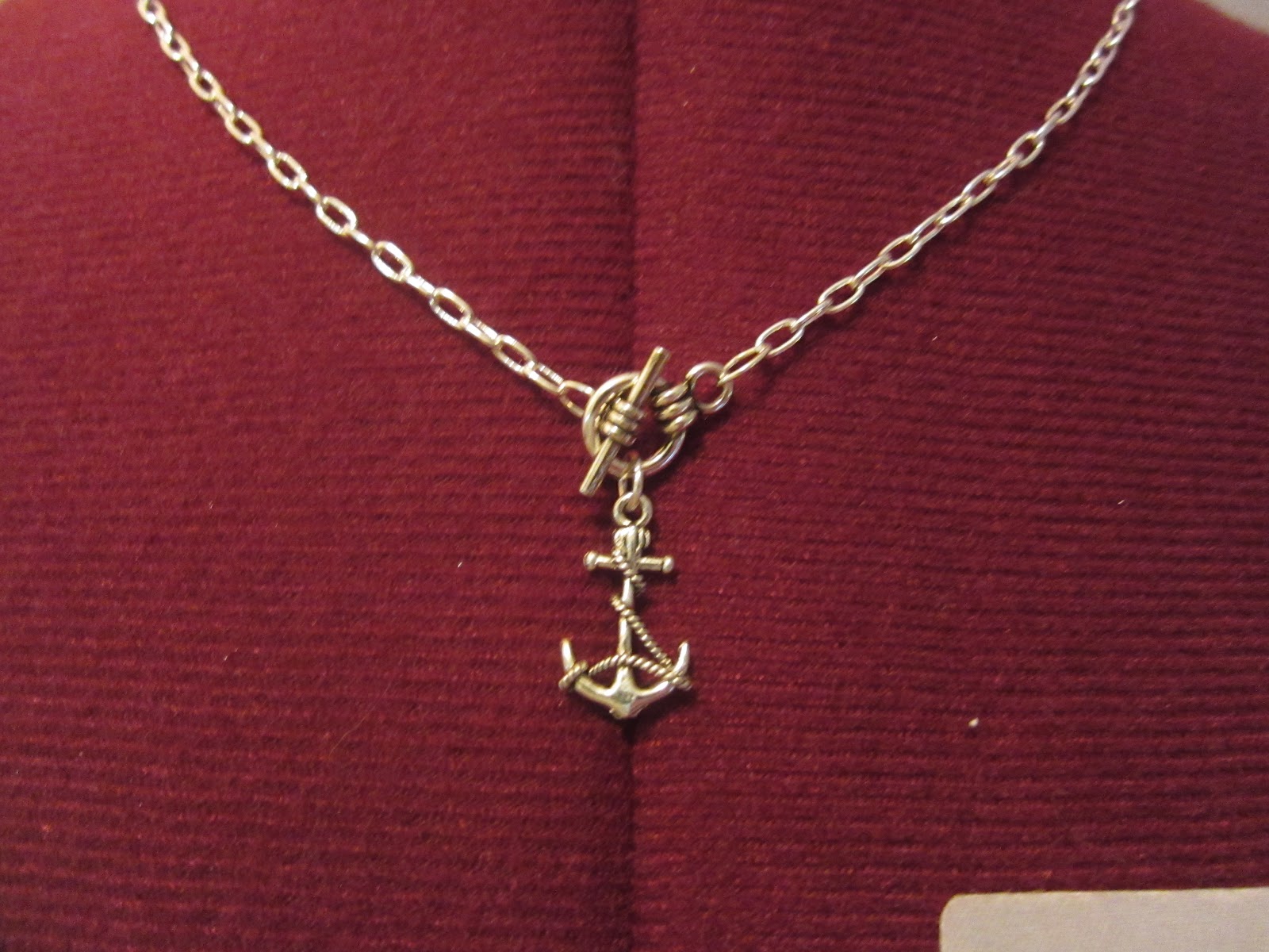 Five Dollar Friday DIY Anchor Necklace & Giveaway!! All Dressed Up...