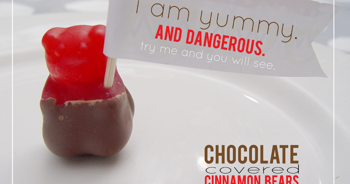 kiki creates Chocolate Covered Cinnamon Bears {recipe}