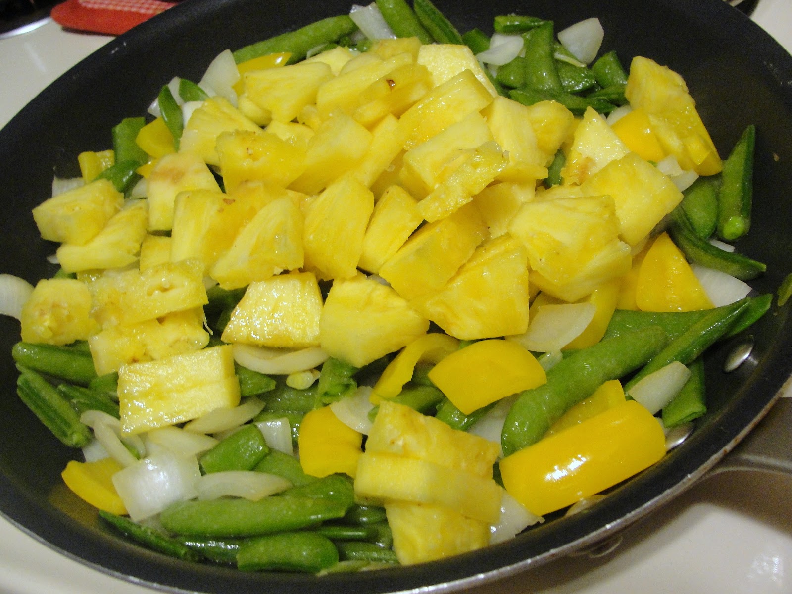 C Mom Cook Pineapple Chicken Stir Fry