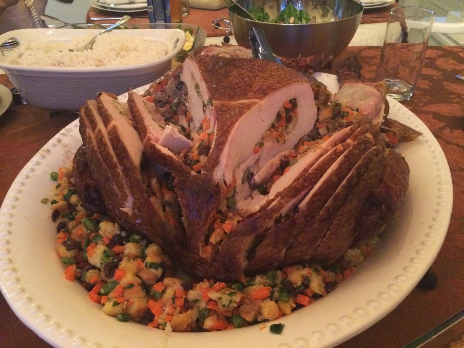 Home Cooking Smoked Turducken