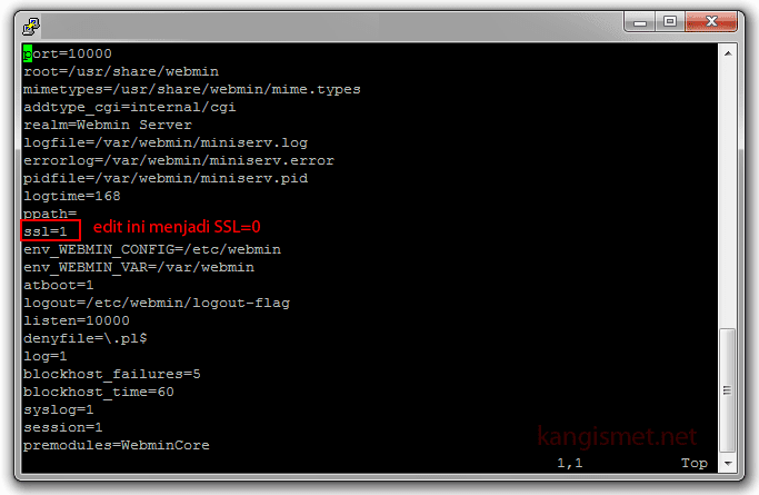 SSL Webmin