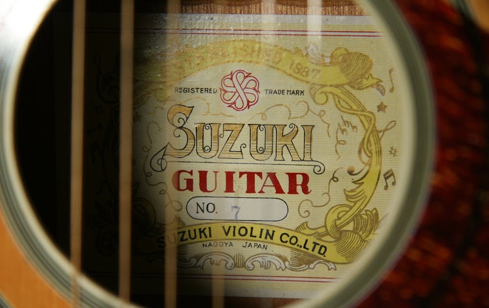 Suzuki Guitars 7 label