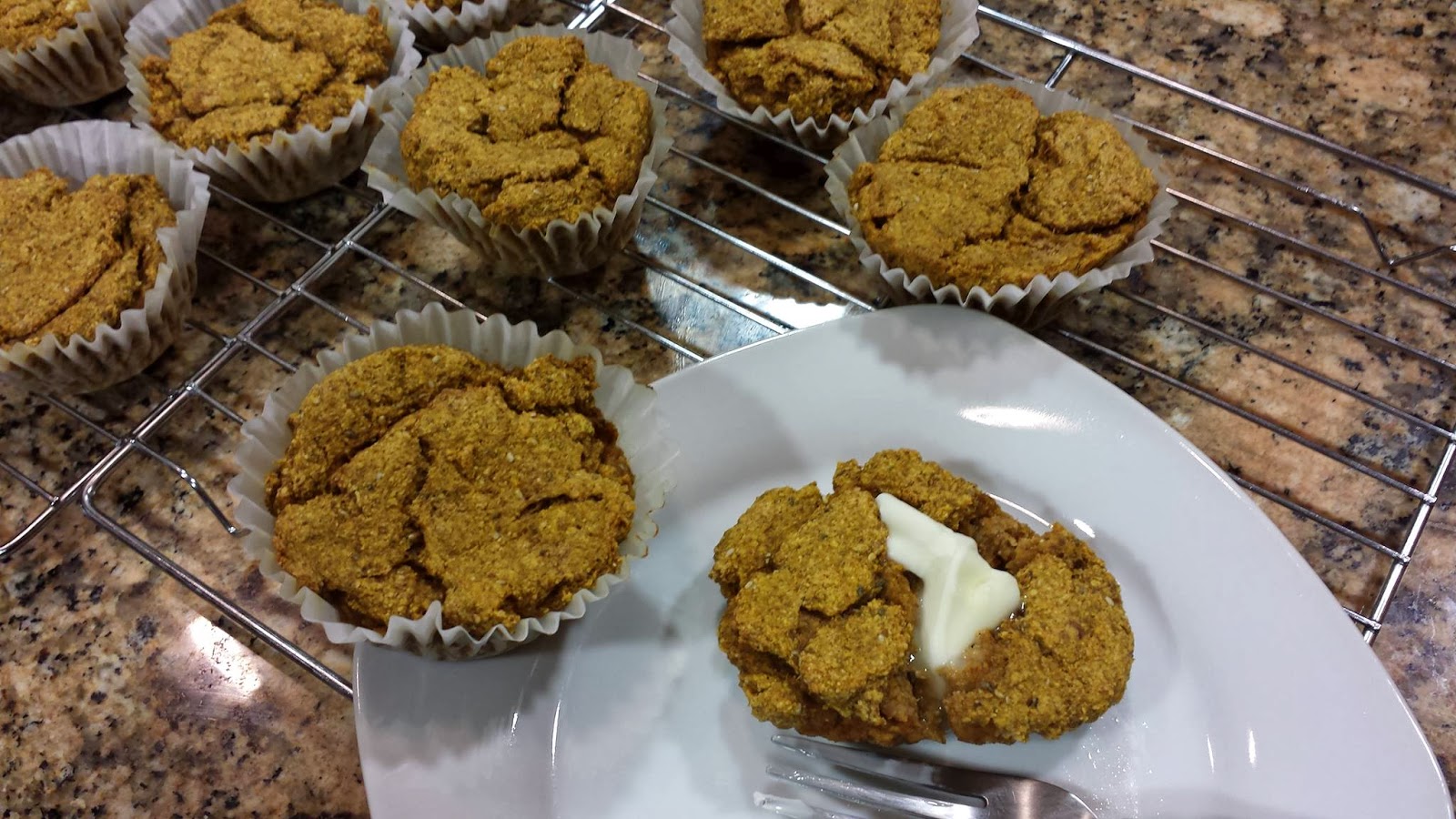 The Belly Fat Cure...PurpleRosy Style... Pumpkin Chia Muffins Egg