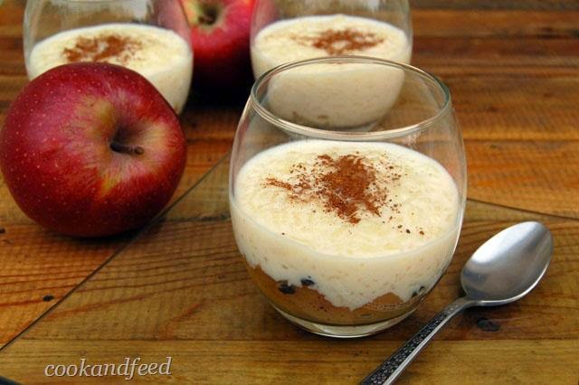 Jasmine Rice Pudding With Apples