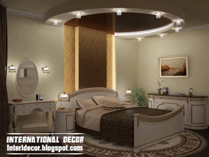 Contemporary Bedroom Designs Ideas With False Ceiling And
