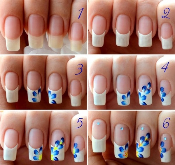 Unha passo a passo 2015 Modelos de unhas decoradas passo a passo 2015