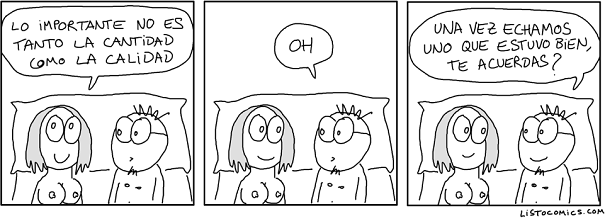 COMIC LA CALIDAD ES LO IMPORTANTE