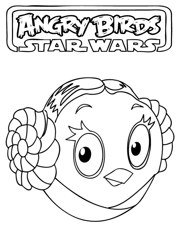 Angry Birds Star Wars Coloring Pages ~ Free Printable Coloring Pages