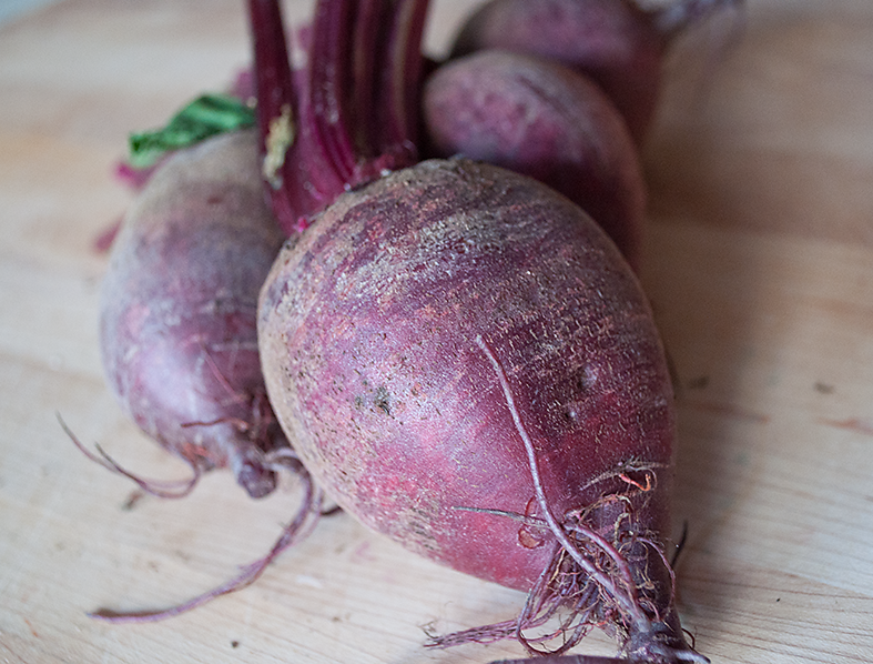 Lighter and Local Roasted Beets with Balsamic Vinegar & Freezing