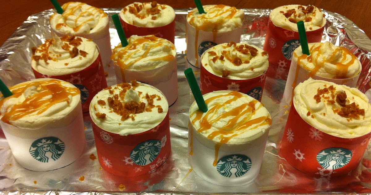 Cooking with Jax Starbucks Theme Cupcakes Caramel Brulee Macchiato