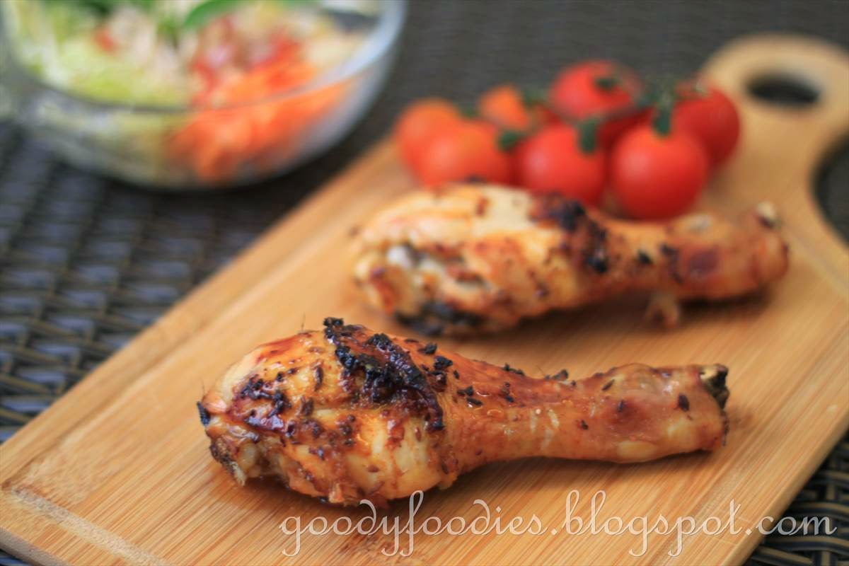 GoodyFoodies Recipe Chicken drumsticks/thighs with Paprika & Garlic