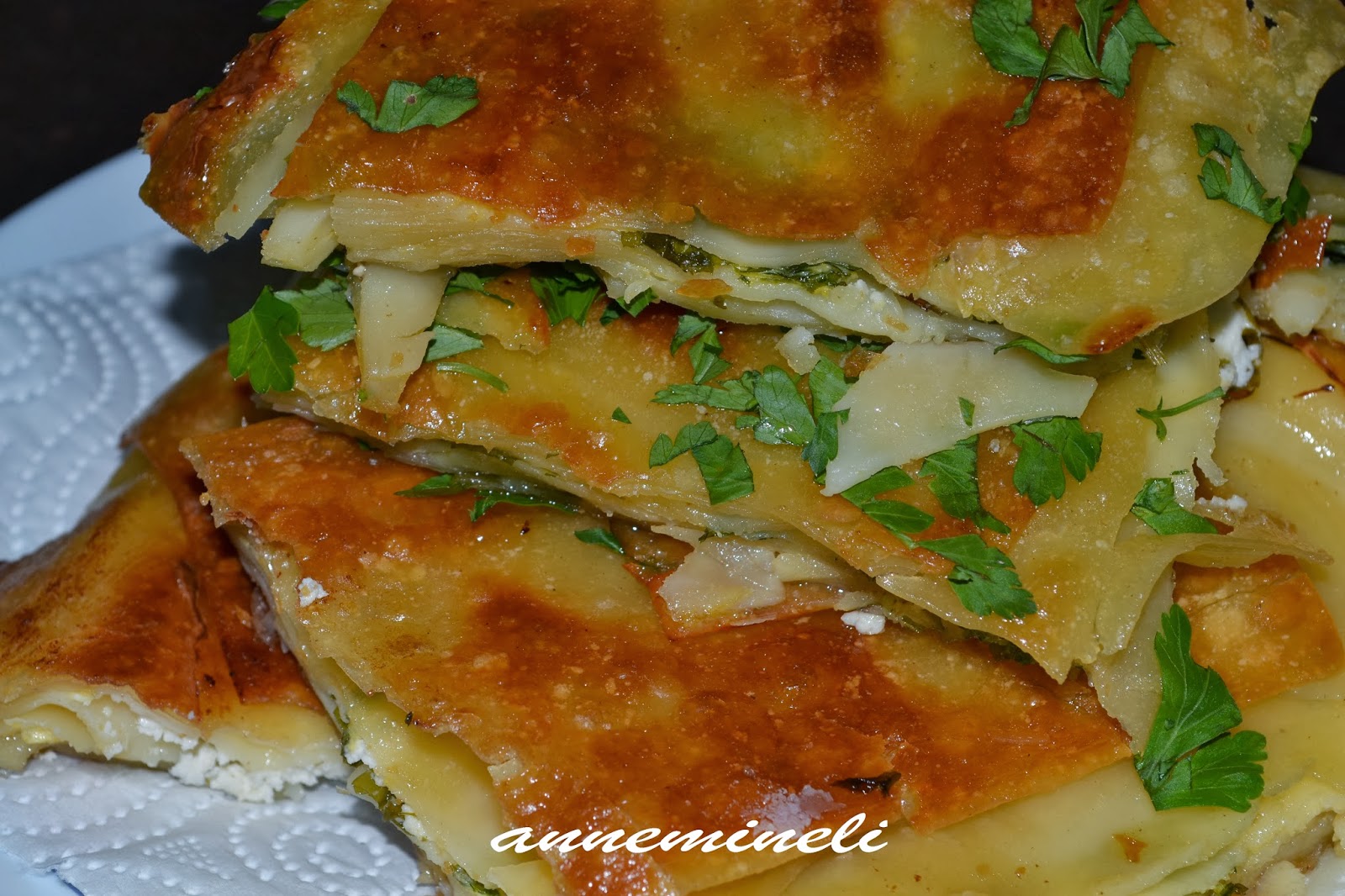 ANNEMİNELİ LAZANYADAN SU BÖREĞİ