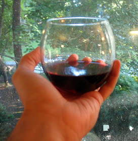 A glass of Anthony Road's Devonian Red