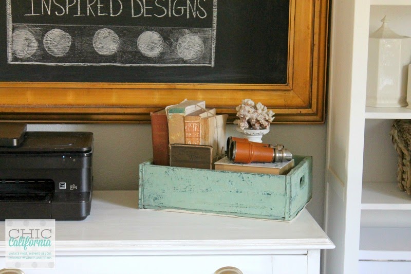 fromgardners2bergers Adreinne from Chic California had the wonderful idea to use an old book cover to disguise her router. I'll be honest, I will totally be looking for a bookless cover after this!