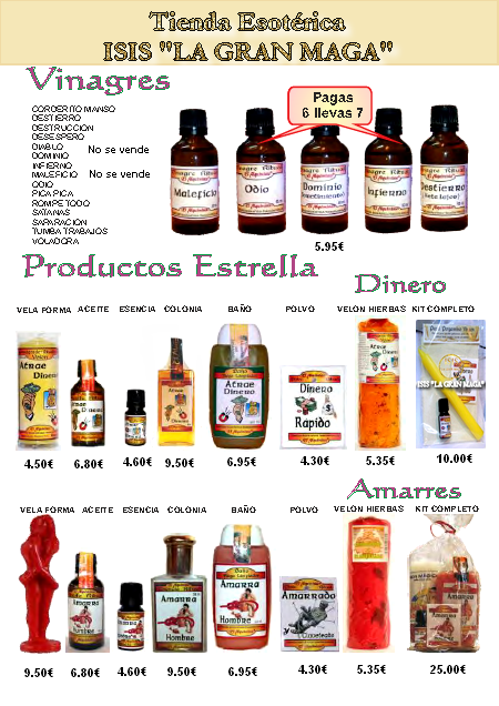 CATÁLOGO ESOTÉRICO SURTIDO CATÁLOGO ESOTÉRICO SURTIDO