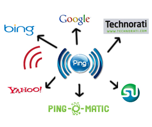Ping your site for search engine optimization