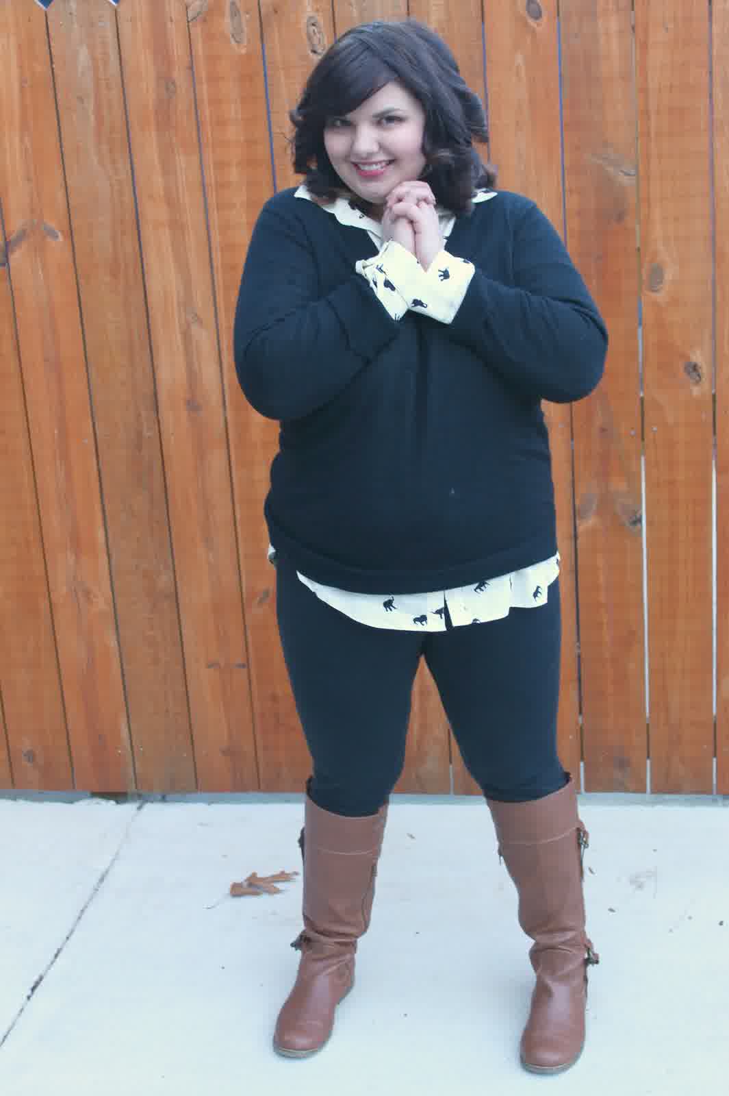 Shop by category Slipping into a pair of our plus-size leggings is the perfect style solution for the gal on the go! Promising comfort, cuteness, and even a bit of quirk, ModCloth's collection of extended-size bottoms are best paired with a busy schedule and a go-getter attitude.