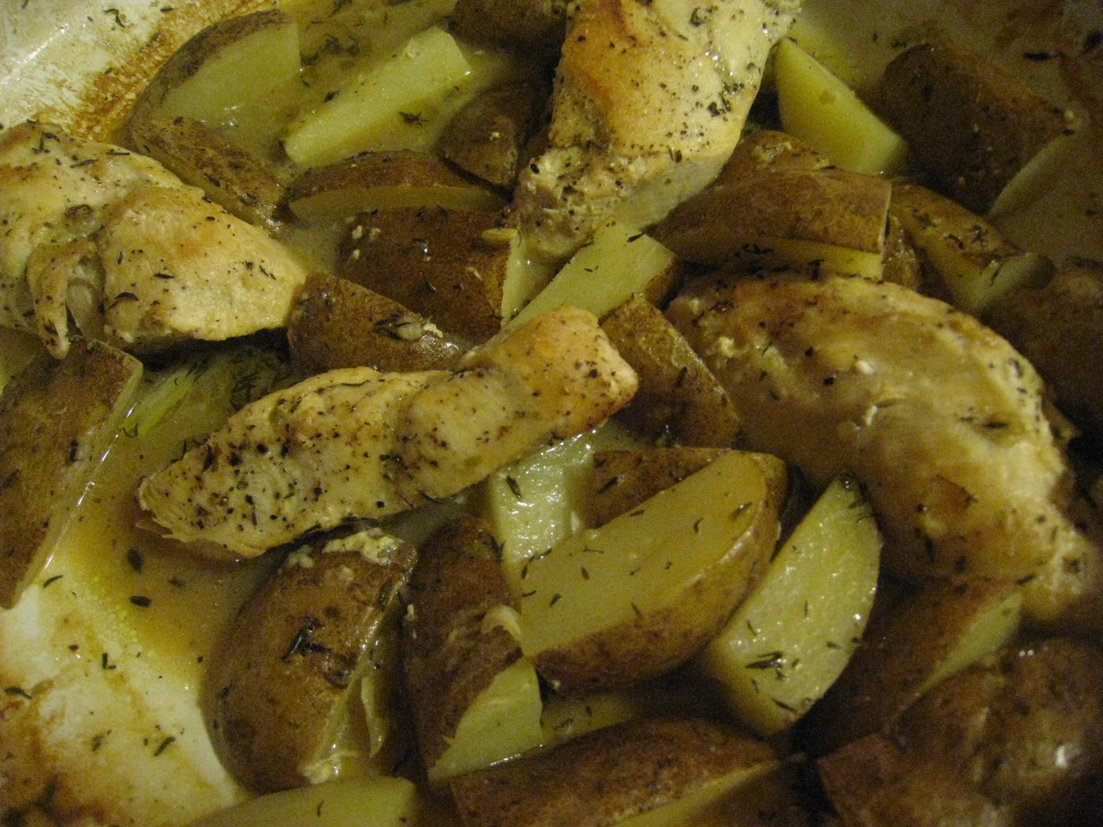 Lemon Thyme Chicken and Potatoes