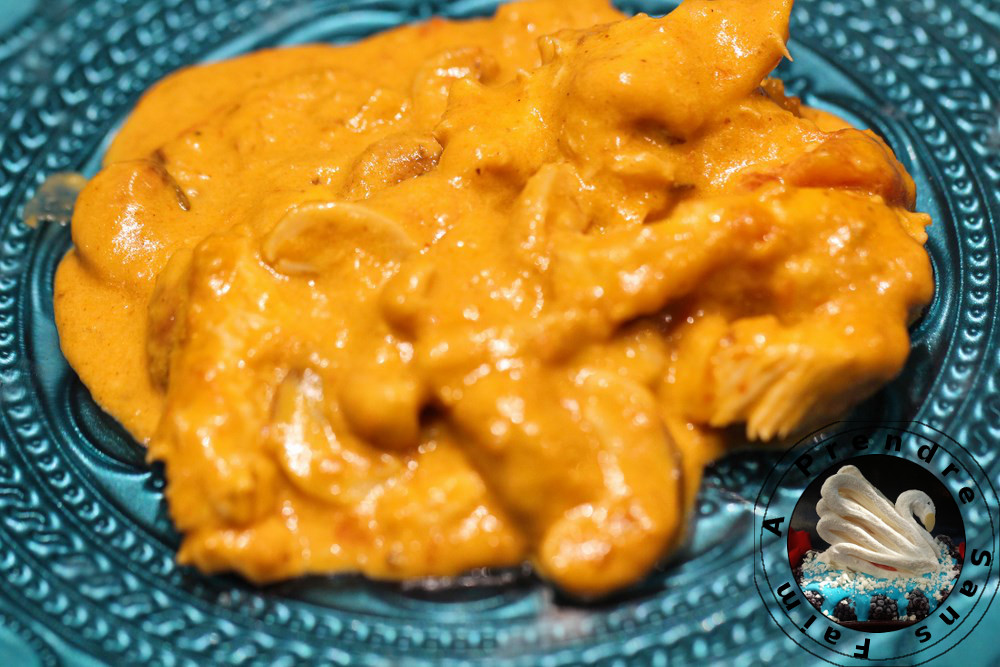 Poulet au curry et lait de coco aux noix de cajou A Prendre Sans Faim