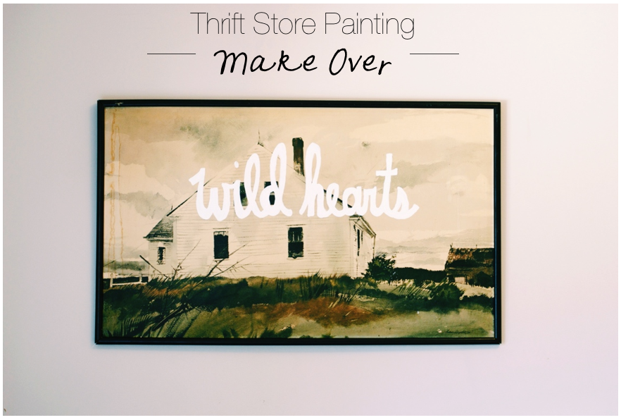 emily faith Thrift Store Painting Make Over