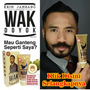 Krim Jambang Wak Doyok Menumbuhkan dan Melebatkan Kumis Jenggot serta Brewok dengan Cepat dan Aman