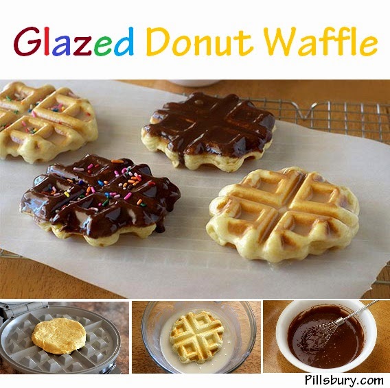 Creative Recipes Collection! Glazed Doughnut Waffles