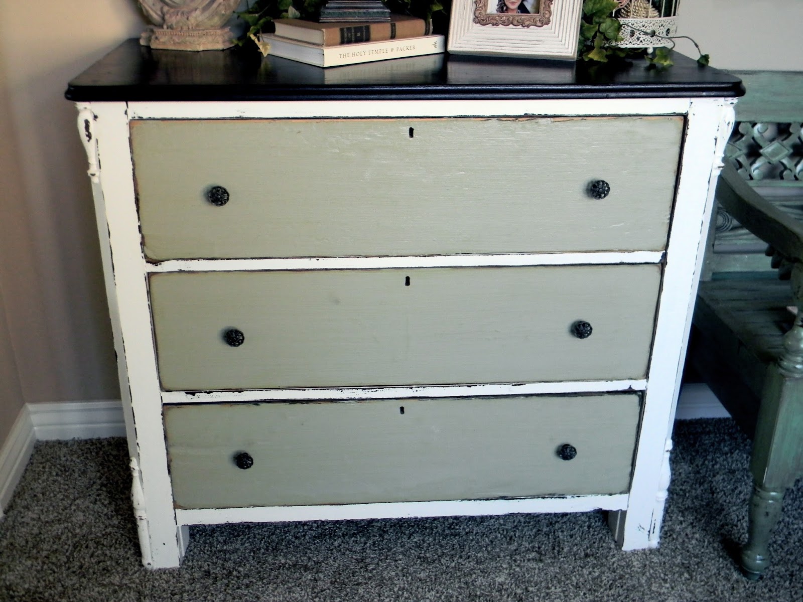 Little Bit Of Paint How To Strip Veneer A Dresser Makeover