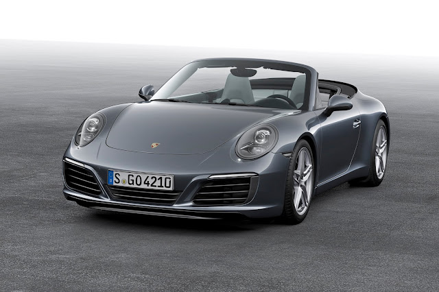 911 cabriolet 2017 Porsche 911 cabriolet front grey