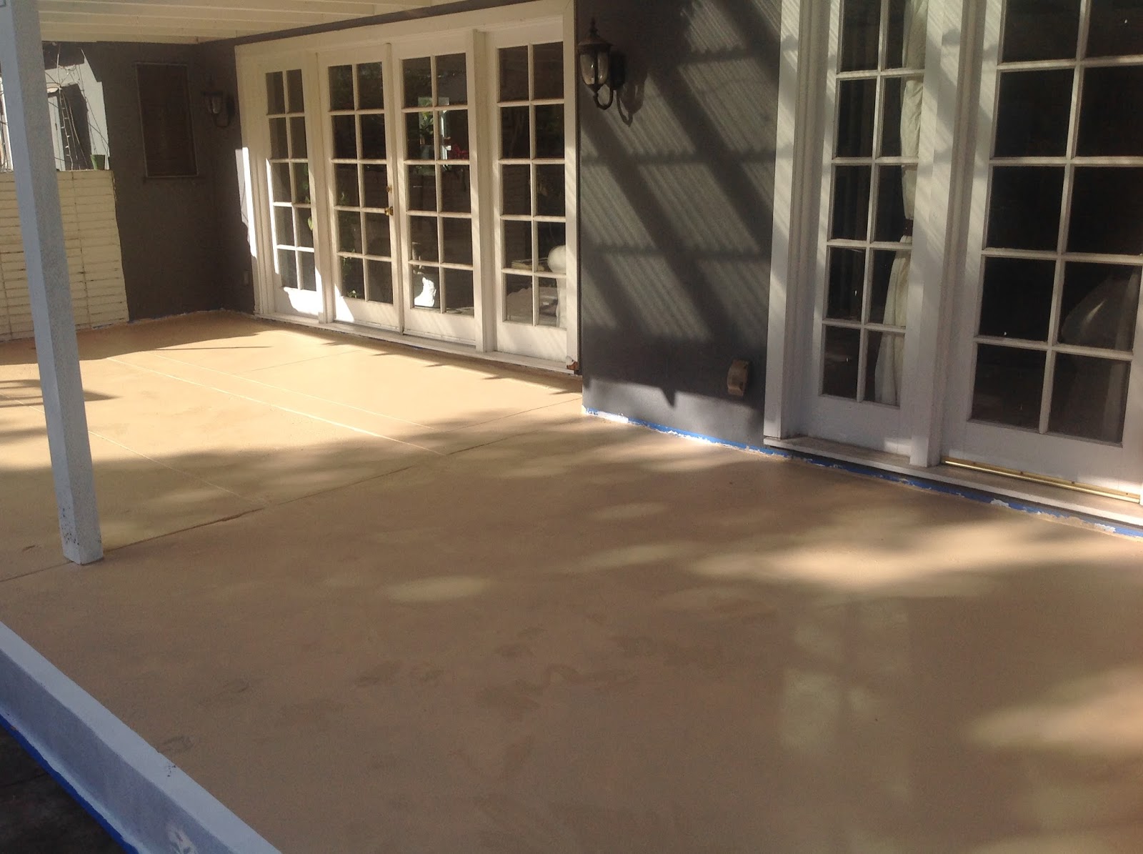 PATIO MAKEOVER PATIO FLOOR