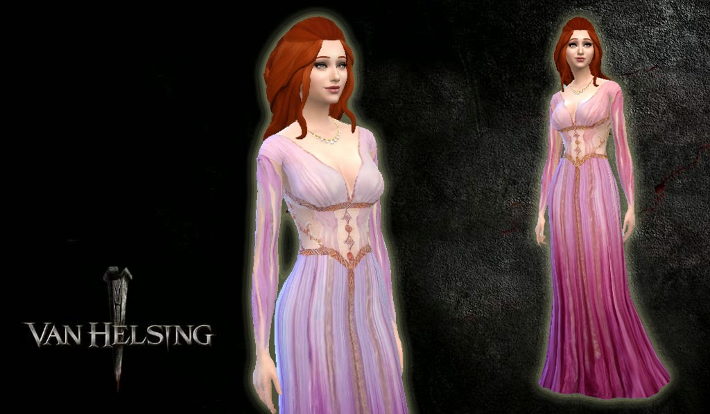 одежда - Sims 4: Одежда в стиле фэнтези, средневековья и тому подобное - Страница 2 Dress