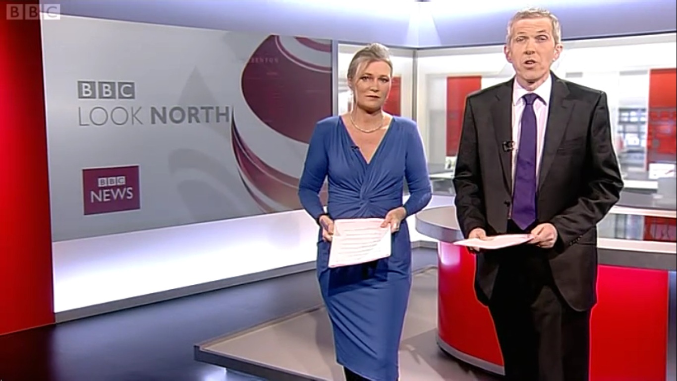 UK Regional News Caps Dawn Thewlis BBC Look North (North East & Cumbria)