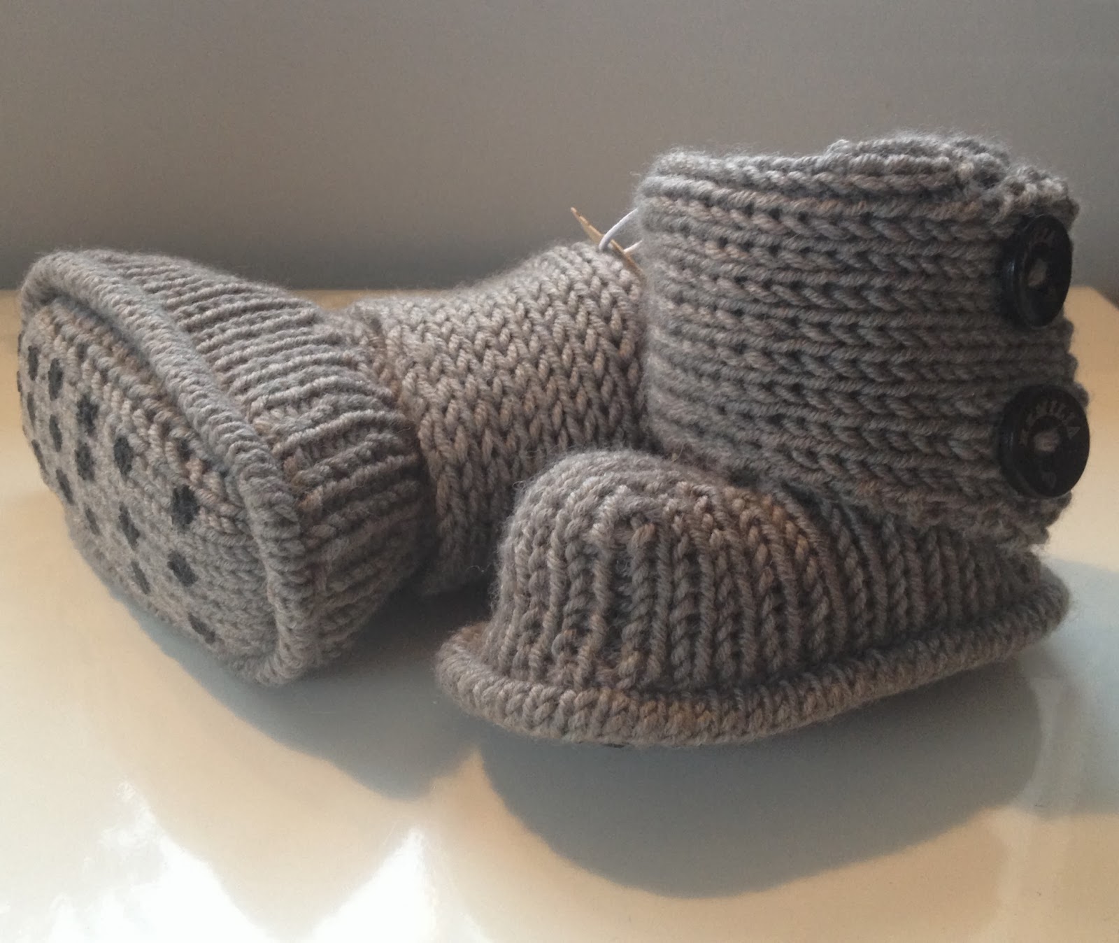Enkel Strikket Baby Uggs