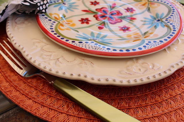 Designs by Pinky: A Transitional Outdoor Table for 2