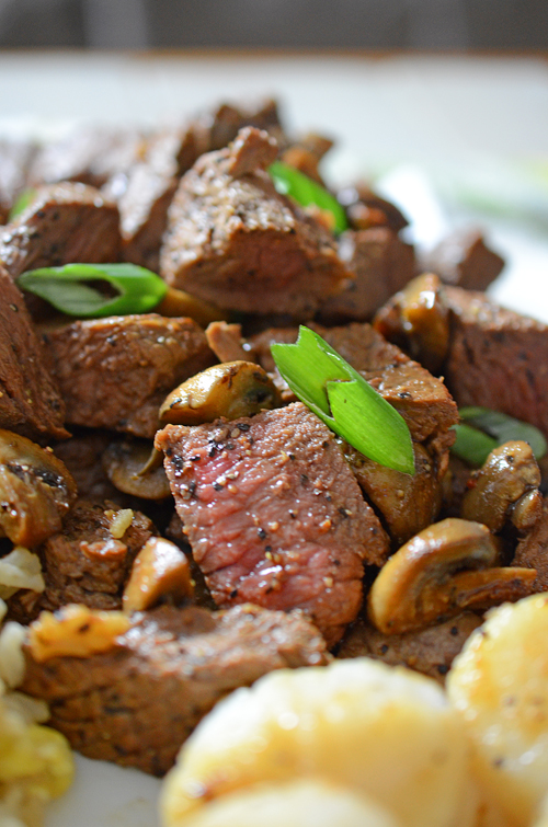 Teppanyaki Steak and Scallops