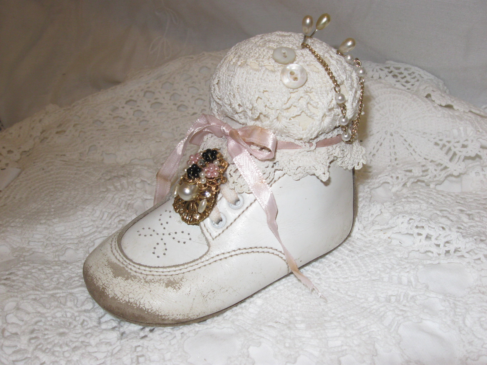 Treasures from the Heart " Vintage" Baby Shoe Tutorial