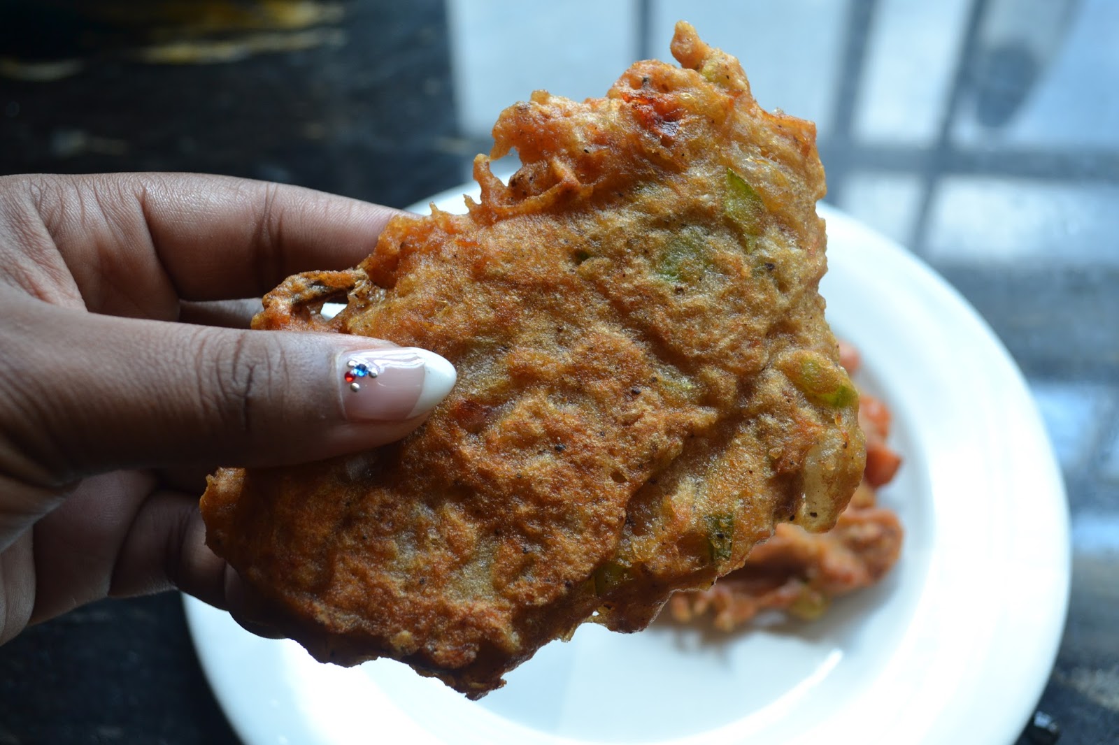 Greedy Girl 'Stamp and go' is a Jamaican pancake