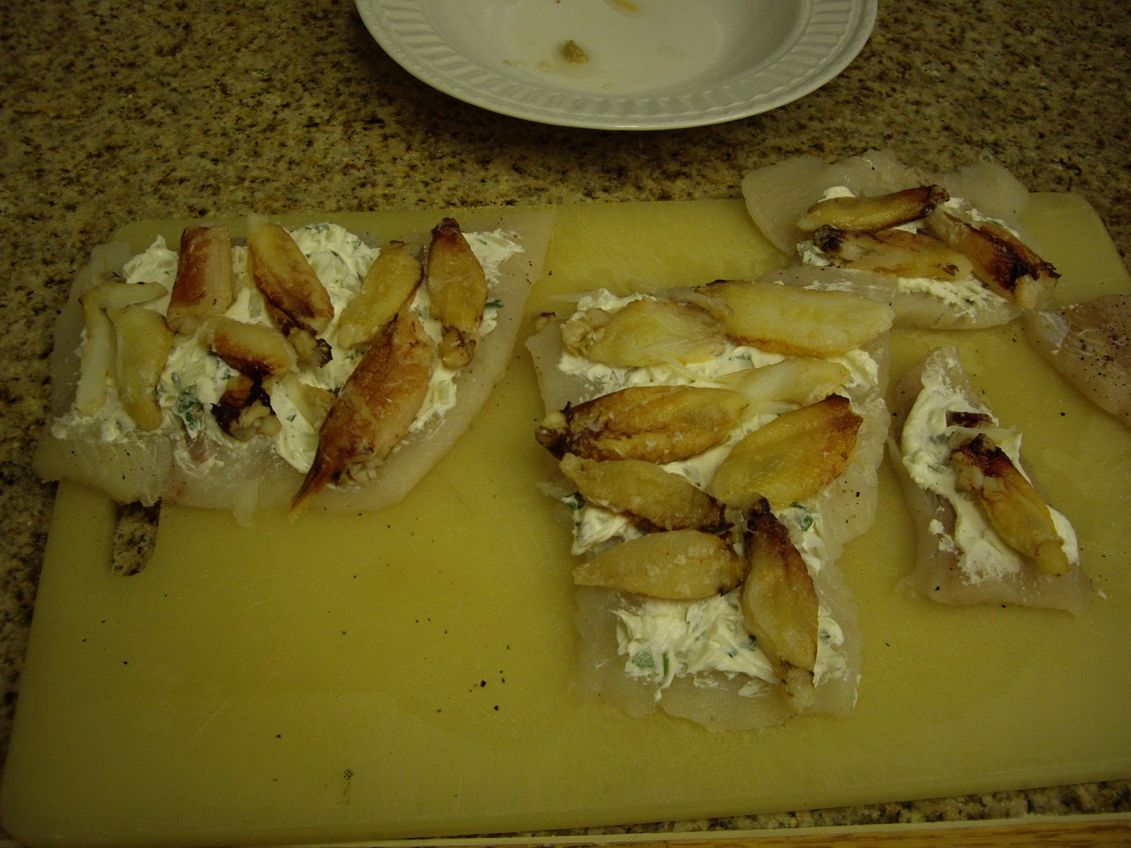 Alaska Cooking Queen Hazel Nut Crusted Crab Stuffed Halibut