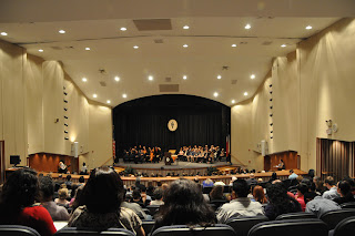The auditorium was packed with family and friend for Honor Convocation.