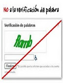 No más verificación de palabras!!!