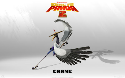 Crane Kungfu Panda 2 Movies Wallpaper - Cartoon Wallpaper
