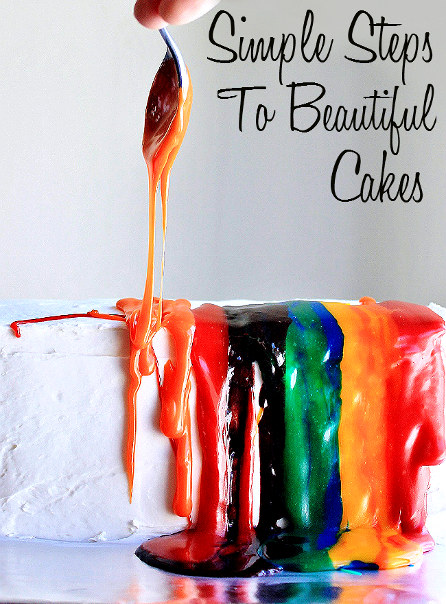 Argyle, Polka Dot, Melted Crayon abstract cake. #CakeMyDay #Sponsored